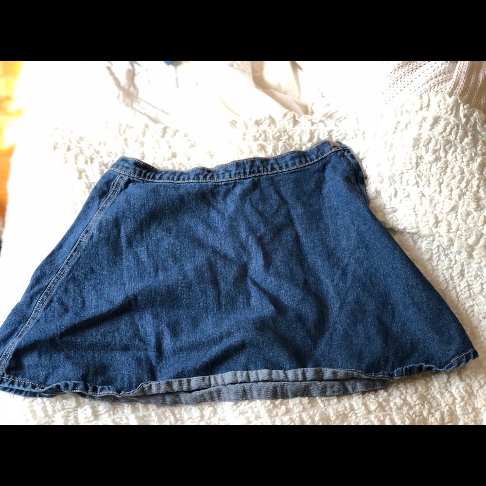 Blue Jean Skater Skirt